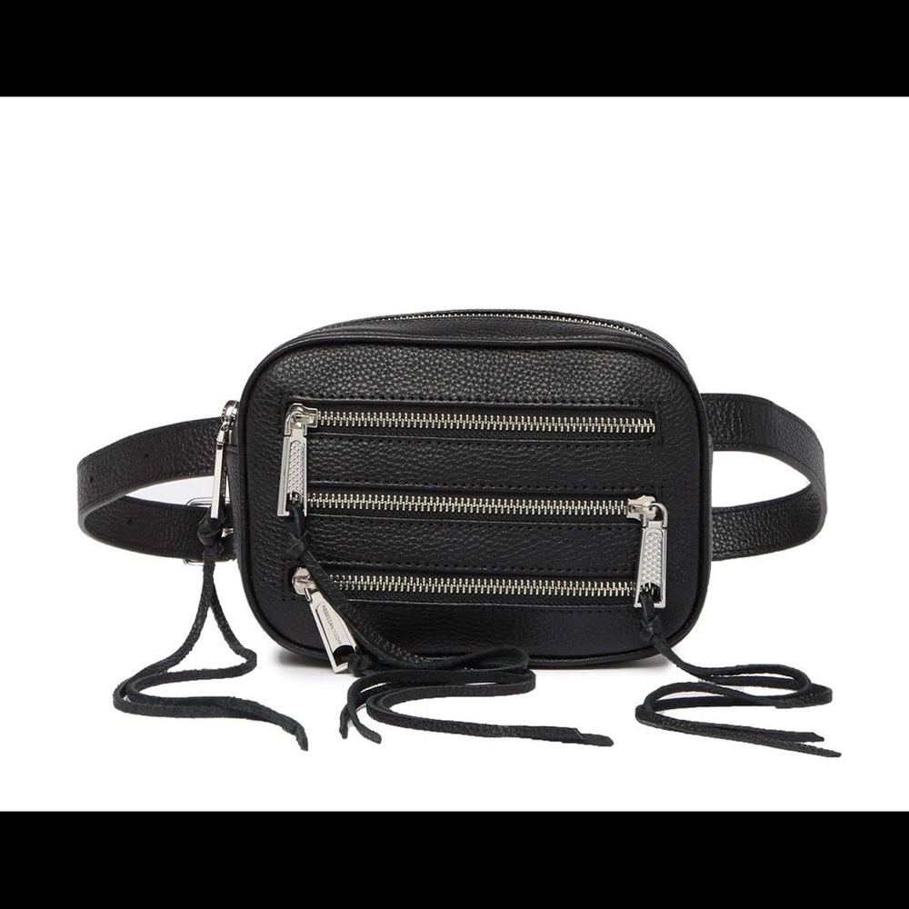 Rebecca Minkoff 3 Zip Leather Belt Bag!